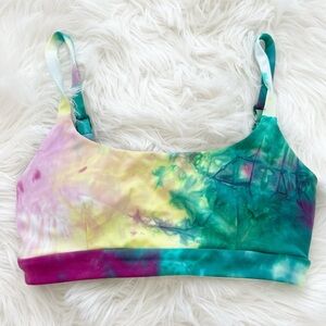 Balance Colorful Tie-Dye Sports Bra xs